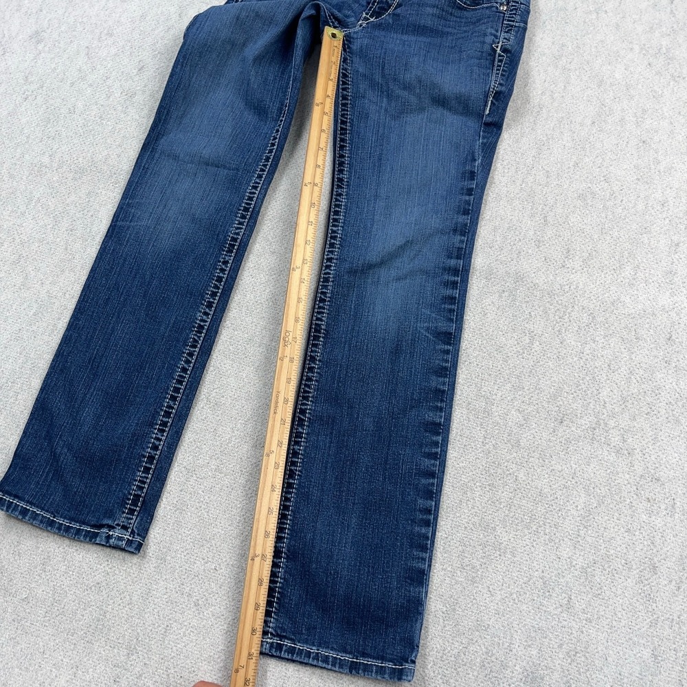 Ariat Jeans Women 28 Low Rise Straight Leg Mid Rise Blue Denim Western - Picture 6 of 13